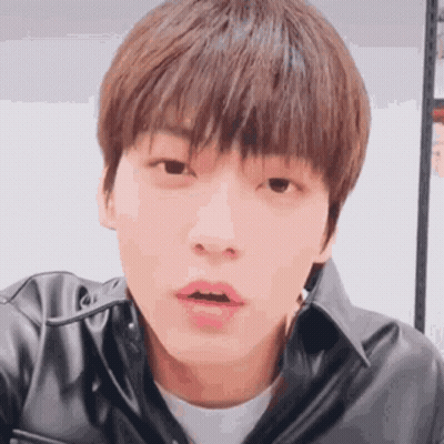 Young Man In Black Leather Jacket GIF