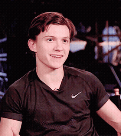 Young Man In Black Nike Shirt Smiling GIF