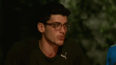 Young Man In Black Puma T-Shirt GIF