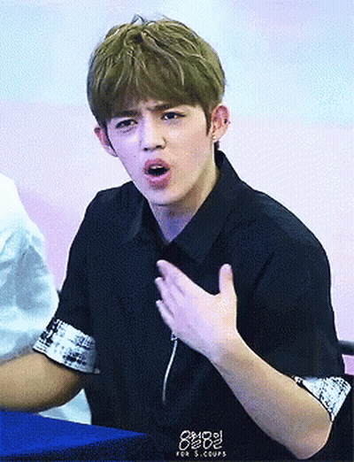 Young Man In Black Shirt Making A Face GIF