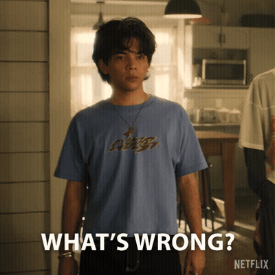 Young Man In Black Shirt Saying All By Myself GIF