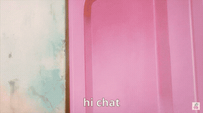 Young Man In Black Shirt Saying Hi Mimi GIF
