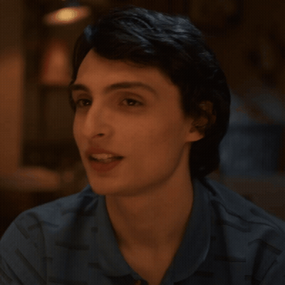 Young Man In Blue Shirt GIF