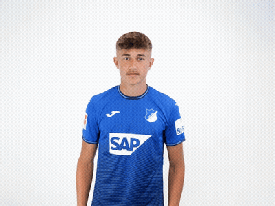 Young Man In Blue Shirt Saying SAP GIF