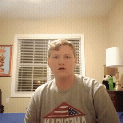Young Man In California Shirt GIF