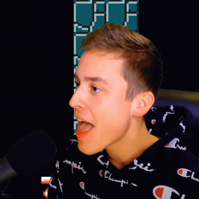 Young Man In Champion Hoodie Surprised GIF