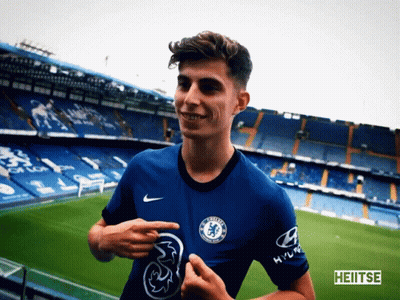 Young Man In Chelsea Jersey Pointing At Chest GIF