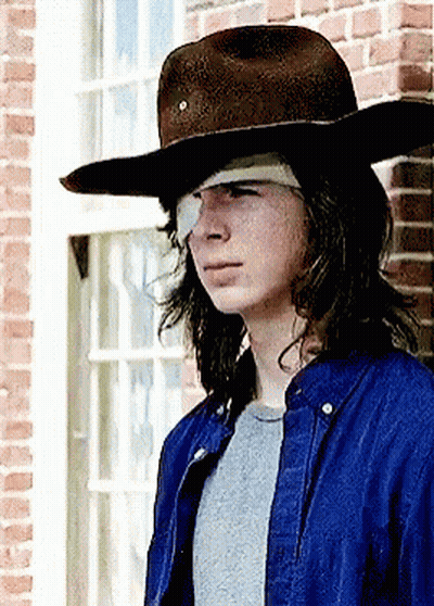 Young Man In Cowboy Hat And Bandaged Eye GIF