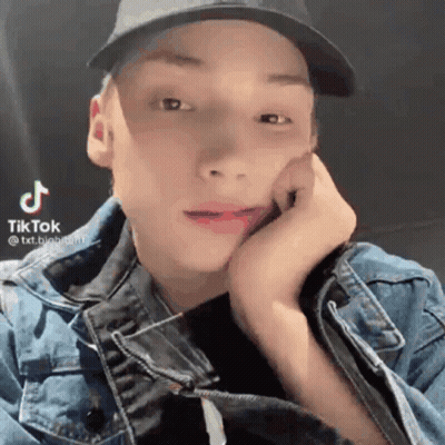 Young Man In Denim Jacket Making Funny Face GIF