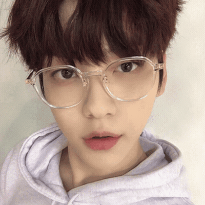 Young Man In Glasses And Purple Hoodie GIF