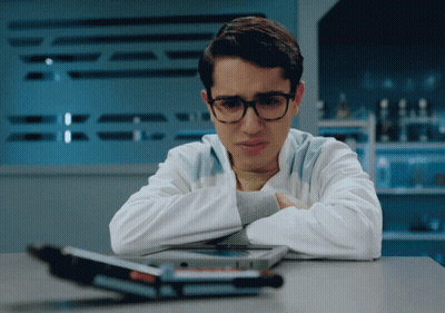 Young Man In Glasses Arms Crossed GIF