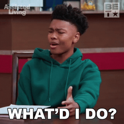Young Man In Green Hoodie Saying What'd I Do GIF