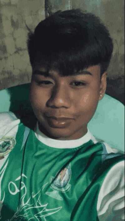 Young Man In Green Shirt Saying A GIF