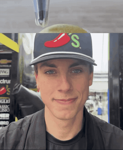 Young Man In Hat Saying S GIF