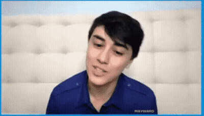 Young Man In Hayward Shirt On Bed GIF