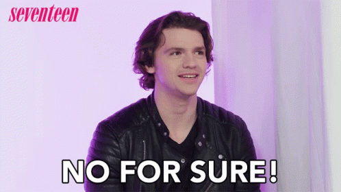 Young Man In Leather Jacket Saying No GIF