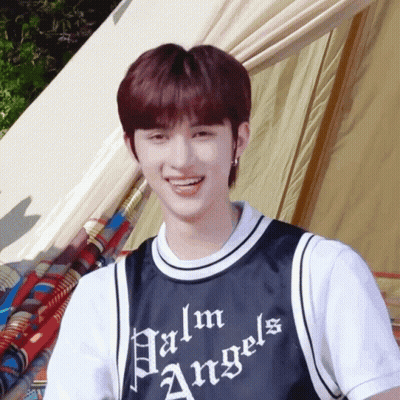 Young Man In Palm Angels Shirt Smiling GIF