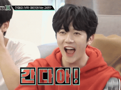 Young Man In Red Hoodie With X GIF