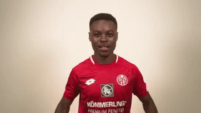 Young Man In Red Kommerling Premium Fenster Shirt GIF