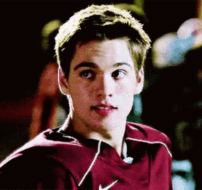 Young Man In Red Nike Shirt GIF