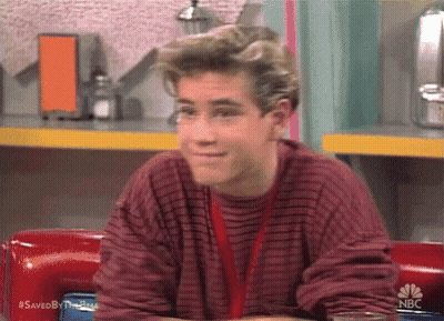 Young Man In Red Sweater At Diner GIF