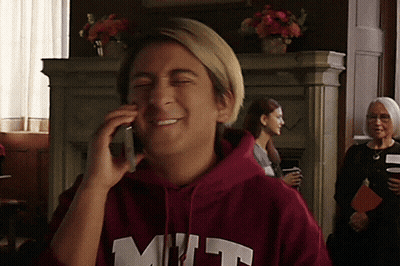 Young Man In Red Sweatshirt Saying Milt GIF
