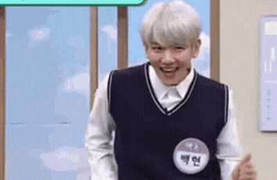 Young Man In School Uniform Thumbs Up Smiling GIF