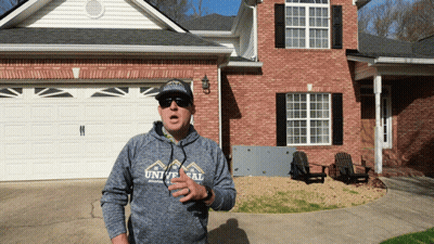 Young Man In Shark Mask And Goggles GIF