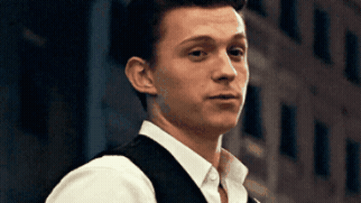 Young Man In Striped Shirt GIF