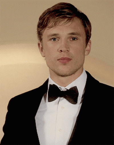 Young Man In Tuxedo And Bow Tie GIF
