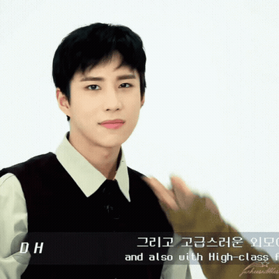 Young Man In Vest And White Shirt Saying Dh GIF