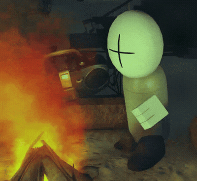 Young Man In Virginia Tech Shirt Standing By Pan Of Food GIF