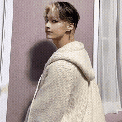 Young Man In White Hooded Sweater GIF