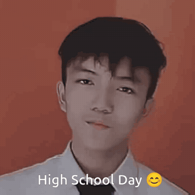 Young Man In White Shirt And Tie High School Day GIF
