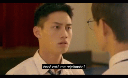 Young Man In White Shirt And Tie Talking GIF
