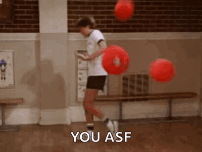 Young Man Juggling Red Balls You ASF GIF