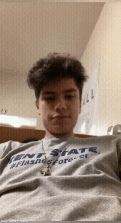 Young Man Kent State T-Shirt GIF