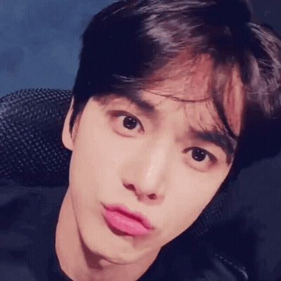 Young Man Making Funny Face GIF