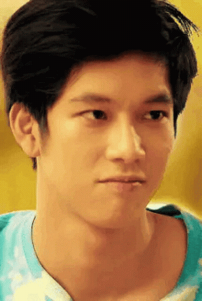 Young Man Making Funny Face GIF