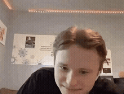 Young Man Making Funny Face GIF