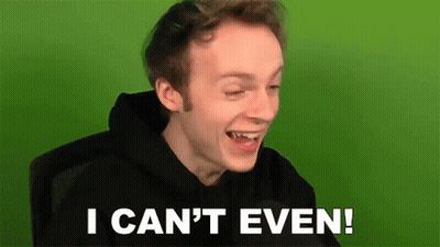 Young Man Making Funny Face Says I Can't Even GIF