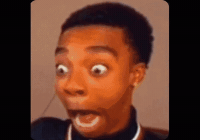 Young Man Making Funny Face With Wide Eyes GIF
