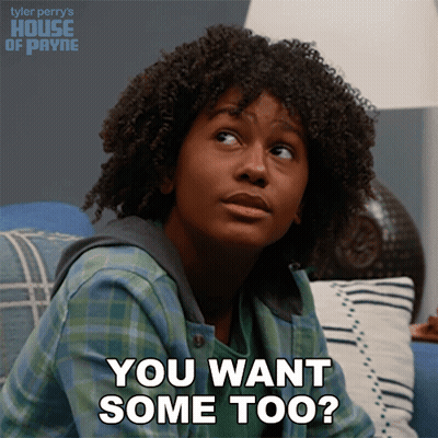 Young Man On Couch Saying You Want Some Too GIF