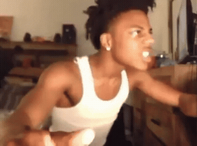 Young Man Playing Nintendo Wii GIF