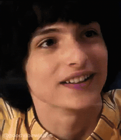 Young Man's Face With Good Vibes GIF