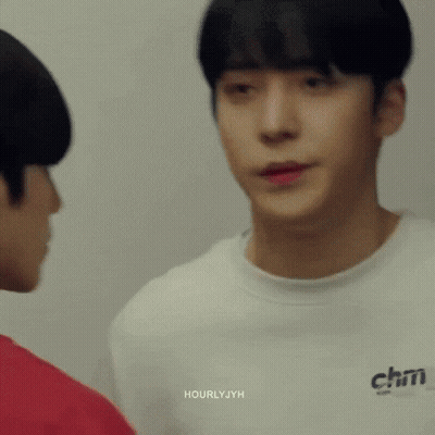 Young Man's Face with Hourlyjyh
