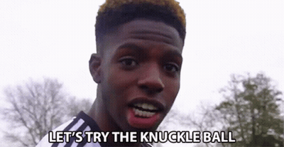 Young Man Saying Let's Try The Knuckle Ball GIF