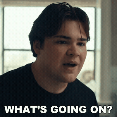 Young Man Saying What's Going On GIF