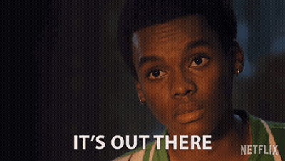 Young Man Says Its Out There Netflix Advertisement GIF