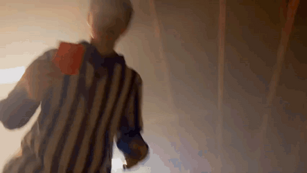 Young Man Shows Red Card GIF